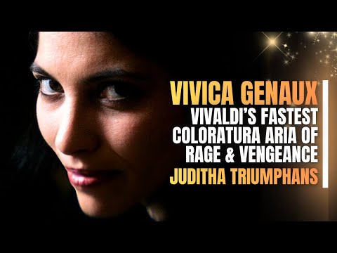 Vivica Genaux I VIVALDI’s Fastest Coloratura: "Armatae face et anguibus” I Juditha Triumphans RV 644