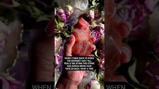 Carnelian Chronicles 🤣🧡 it is good #carnelian #crystalhealing #crystalshop