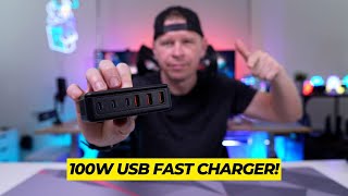 Hibiker 100W 6 Port USB C Fast Charger Review