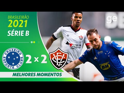 CRUZEIRO 2 X 2 VITÓRIA| MELHORES MOMENTOS | 17ª RODADA BRASILEIRÃO SÉRIE B 2021 | ge.globo