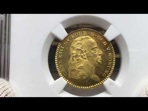 Sverige, Karl XIII 1809-1818, Gulddukat 1815, PRAKTEXEMPLAR MED FIN PROVENIENS!!!