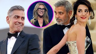 George Clooney IS ANGRY when Julia Roberts accidentally reveals his and Amal's baby girl video