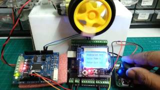 Joystick control DC motor with Arduino code