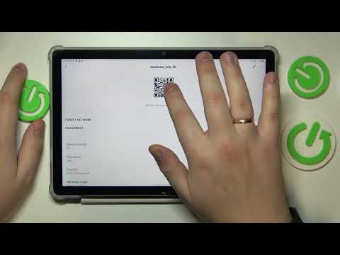 How to Share the WiFi Network Password on a BLACKVIEW Tab 12 - Reveal the WiFi QR Code
