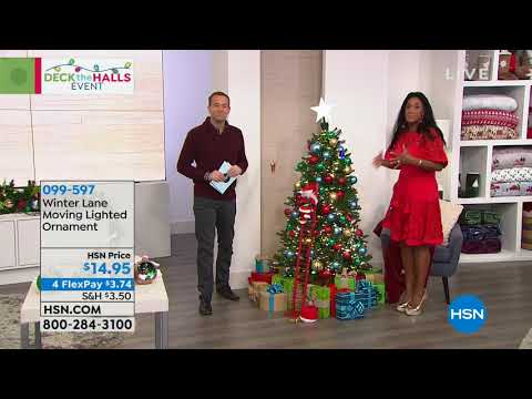 HSN | Deck The Halls featuring Holiday Illuminations 11.01.2018 - 01 AM