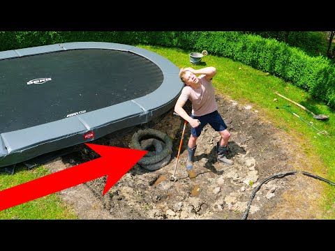 Ik heb een groot probleem met mijn trampoline...