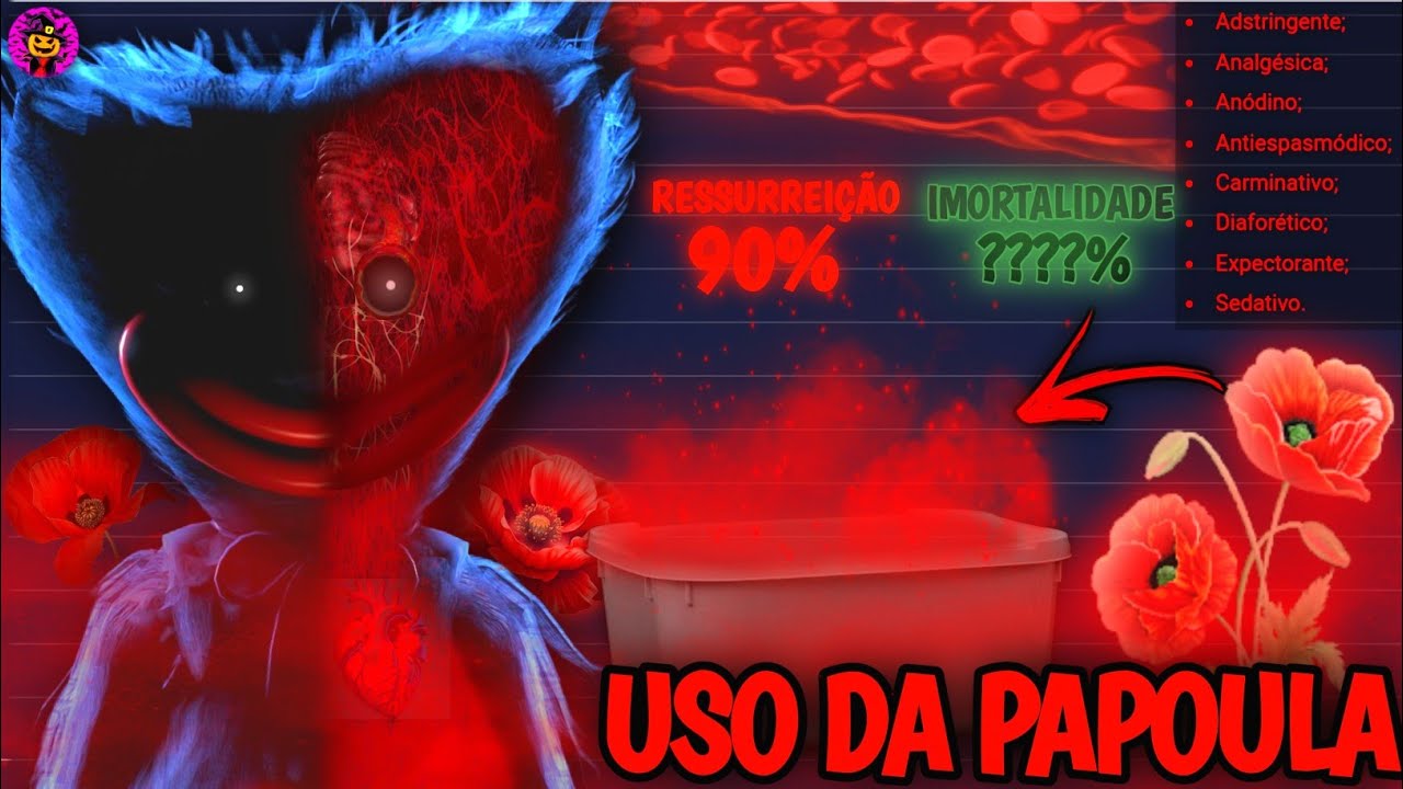 PESADO! Como A Flor De PAPOULA Era Utilizada Nos Experimentos De Poppy Playtime? (DETALHADO) Teoria