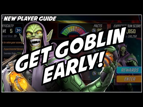 Unlock Green Goblin At Level 70! | New Player Legendary Guide! | Marvel Strike Force