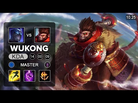 Wukong Top vs Shen - EUW Master Patch 10.25