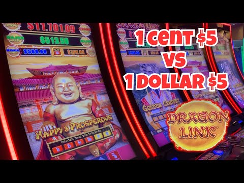 1 cent $5 bet vs 1 dollar $5 bet- MIN vs MAX!🍀Dragon Link