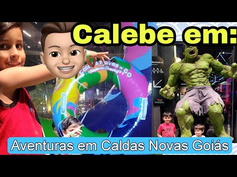 AVENTURA EM CALDAS NOVAS- GOIÁS● Le Jardim e SHOPPING SINGAPURA