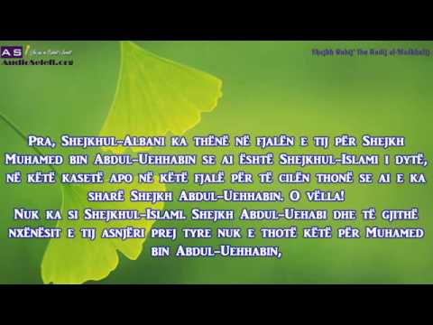 Sqarim per fjalen Selefizmi jone eshte me i forte se Selefizmi i Albanit   Shejkh Rabij