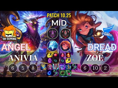 SN Angel Anivia vs AF Dread Zoe Mid - KR Patch 10.25