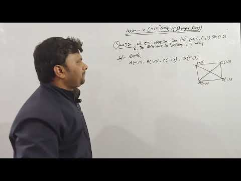 #निर्देशांक ज्यामिति, सरल रेखाएं कक्षा -9,10,11#