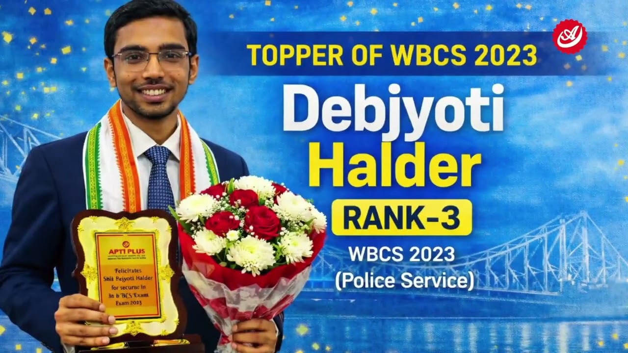 Topper's of WBCS 2023 | WBCS Coaching APTI  PLUS | Topper's Voice #wbcs 