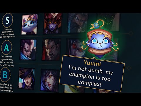 Tier List of the Dumbest League Players