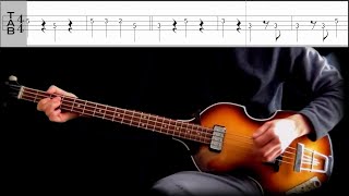 Bass TAB : Misery - The Beatles