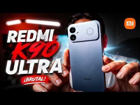 Redmi K90 ULTRA: 8550mAh, 165Hz y Snapdragon 8 Elite con refrigeración activa...