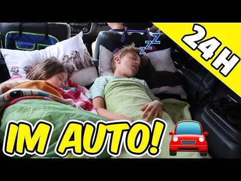 24h EINGESPERRT im Auto 😱 Heiß, Hunger, Schwitzen! Lulu & Leon - Family and Fun