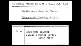 Stan Getz & Dexter Gordon - It's You Or No One (1981-Nice)