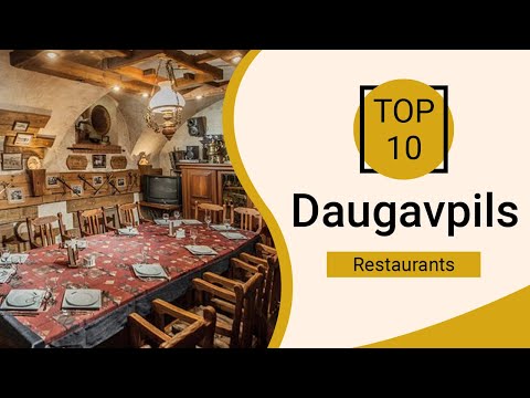 Top 10 Best Restaurants to Visit in Daugavpils | Latvia - English