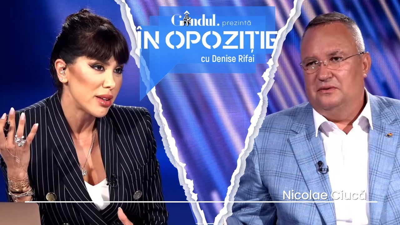 În Opoziție cu Denise Rifai | Nicolae Ciucă: ”Accept cu mare plăcere DEZBATEREA cu Marcel Ciolacu”