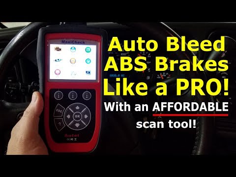 Auto Bleed ABS brakes Like a PRO with this affordable scan tool.