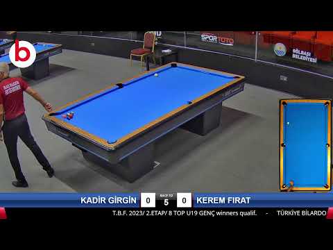 KADİR GİRGİN & KEREM  FIRAT Bilardo Maçı - 