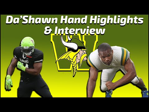Da&#039;Shawn Hand - Woodbridge Defensive End - Highlights/Interview