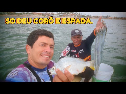 PESCARIA DE CORÓ NO RIO COREAU EM CAMOCIM  CEARÁ. 