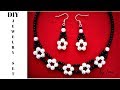 How To Make Elegant Beaded Necklace And Earrings Set