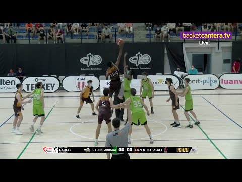 F4CadeteMasc. "B. FUENLABRADA vs CB ZENTRO BASKET" - Semifinal U16Masc. FBMadrid 2021