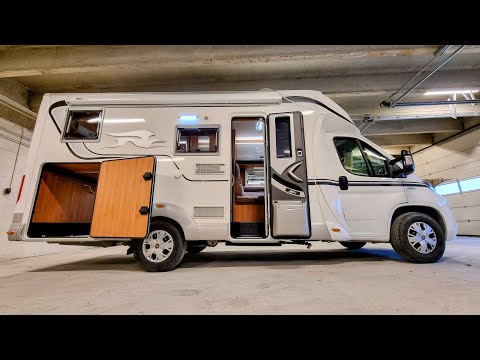 Small Italian Luxury Motorhome for Full-Time Living with HUGE Garage - Laika Ecovip 309