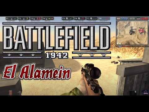 Battlefield 1942 HD - Multiplayer 2021- El Alamein Gameplay (PC HD) [1080p60FPS]