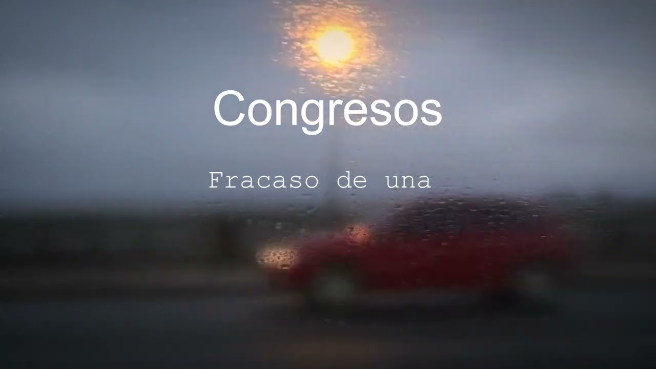 Trailer Congresos, fracaso de una tesis (2025)