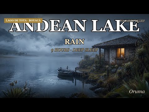 Andean Lake Rain · Lago de Tota, Boyacá | Deep Sleep, Insomnia | 9 Hours