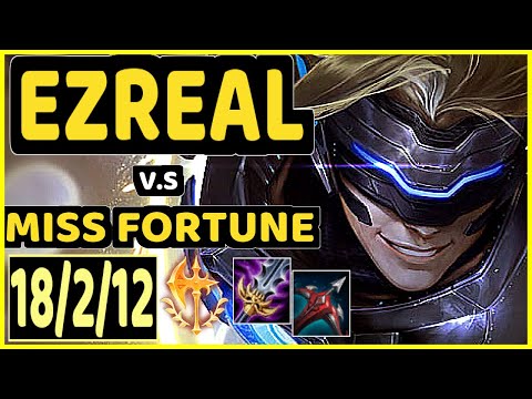 ABLE (EZREAL) vs MISS FORTUNE - 18/2/12 KDA BOTTOM ADC CHALLENGER GAMEPLAY - KR