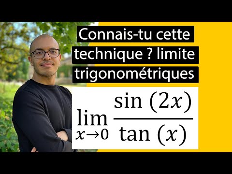 Do you know this technique? Calculating a trigonometric limit