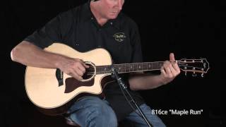 Video thumbnail for Taylor Guitars "816ce" - Demo by Taylor Guitars