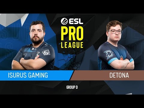 CS:GO - DETONA vs. Isurus [Mirage] Map 1 - Group D - ESL Pro League Season 9 Americas