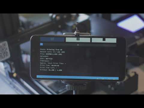 Running Octoprint on the PinePhone with camera