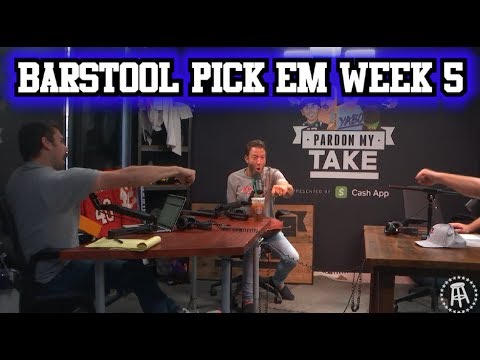 Barstool Pick Em Week 5