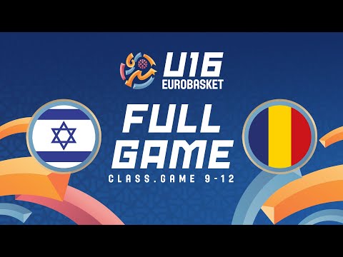 Class. Games 9-12 | Israel v Romania | Full Basketball Game | FIBA U16 Women's EuroBasket 2025