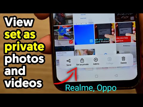 How to View Set as Private Photos and Videos in Realme and OPPO (2025)