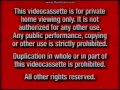 Bloody Red Disney FBI Warning Screens Late 2004