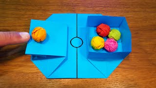 Easy Paper Mini Basketball Pop-It Toy