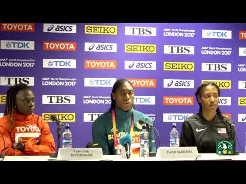 13/08/17 - Asking Caster Semenya about breaking the 800m World Record