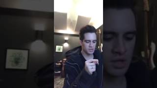 Brendon Urie Eddits Frank Sinatra on Instagram live