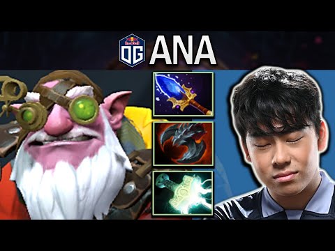 OG.ANA SMURF SNIPER WITH 24 KILLS & AGHANIIMS - DOTA 2 7.30 GAMEPLAY