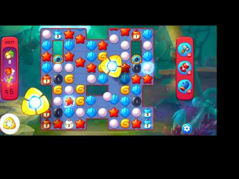 Fishdom Hard level 9077 no boosters フィッシュダム